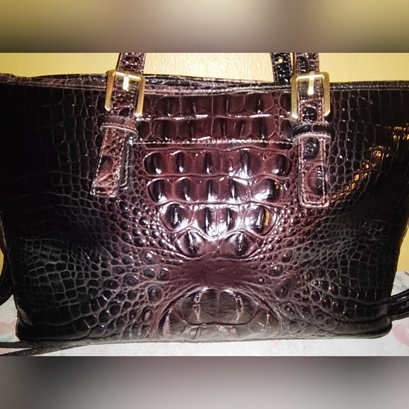 Brahmin Cocoa Tasseled Asher Tote - Picture 8 of 13